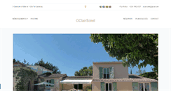 Desktop Screenshot of oclairsoleil.com